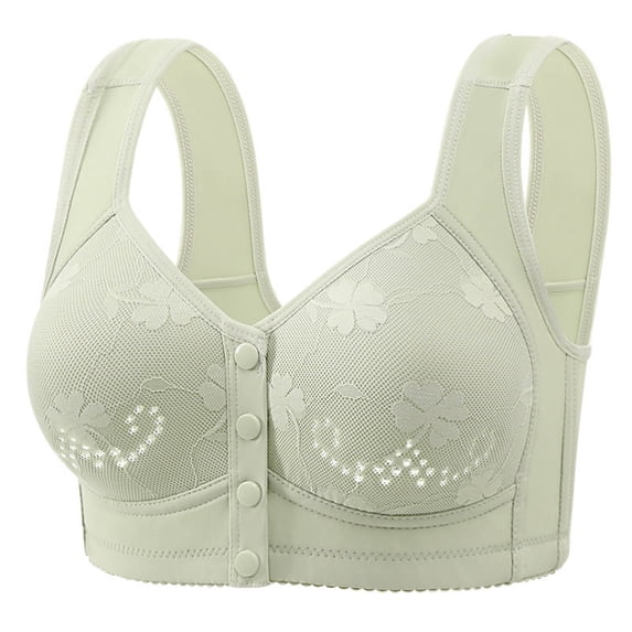 XFLWAM Push Up Bras for Women No Underwire Soft Supportive Bras Breathable Adjustable Plus Size Bra Full Coverage Bralettes