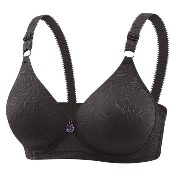 XFLWAM Push Up Bras for Women Plus Size Comfort Breathable Bra Wirefree Bra Full Coverage Everyday Bras with Support Lift