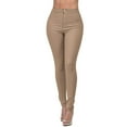 thumbnail image 1 of XFLWAM Skinny Jeans for Women High Waist Stretchy Classic High Rise Slimming Jeggings Denim Trousers Pants Khaki M, 1 of 5