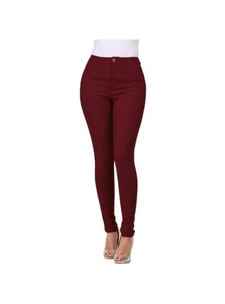 Womens Jeggings in Womens Jeans Red Walmart