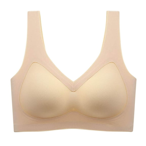 XFLWAM Sports Bra Gather Underwear Soft Back Smoothing Bra Full Cover Anti Sagging Push Up Lift Bras Breathable