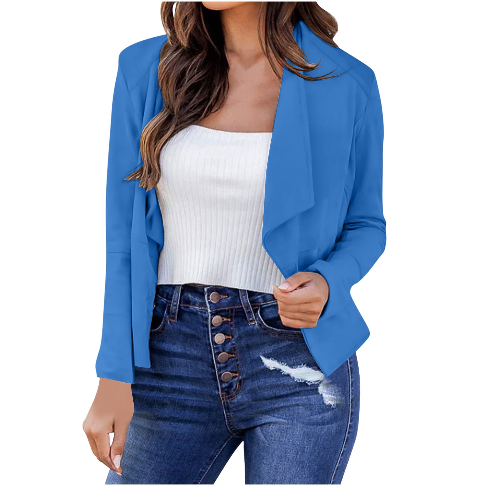 Cardigan Style Blazer L'ARGENTINE - Bleu Taille S - Occasion Très Bon état