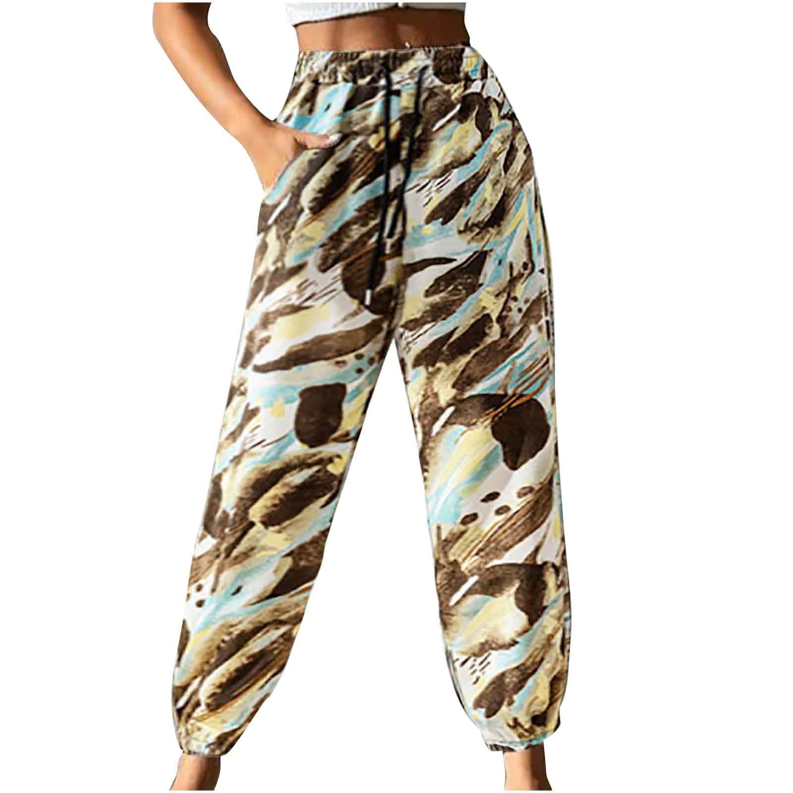 Camo high best sale waisted joggers