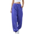 thumbnail image 1 of XFLWAM Sweatpants for Women Baggy High Waist Drawstring Joggers Cinch Bottom Track Pant Casual Comfy Workout Trousres with Pocket, 1 of 7