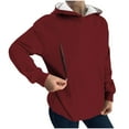thumbnail image 1 of XFLWAM Sweatshirts for Women Zipper Side Breastfeeding Hoodies Casual Loose Long Sleeve Nursing Pullover Tops with Pocket, 1 of 5