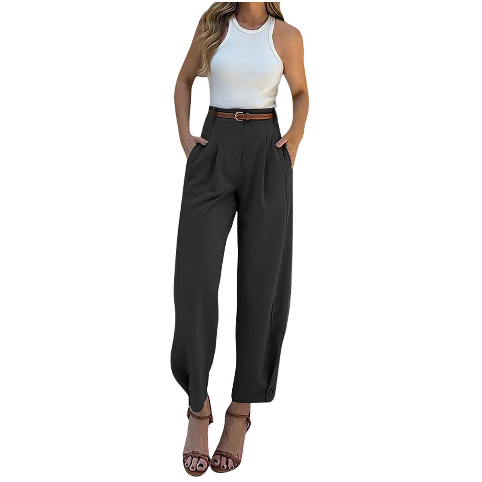 Wide leg womens wool pants, plus size pants 4481 Wide leg womens wool pants, plus size pants 4481