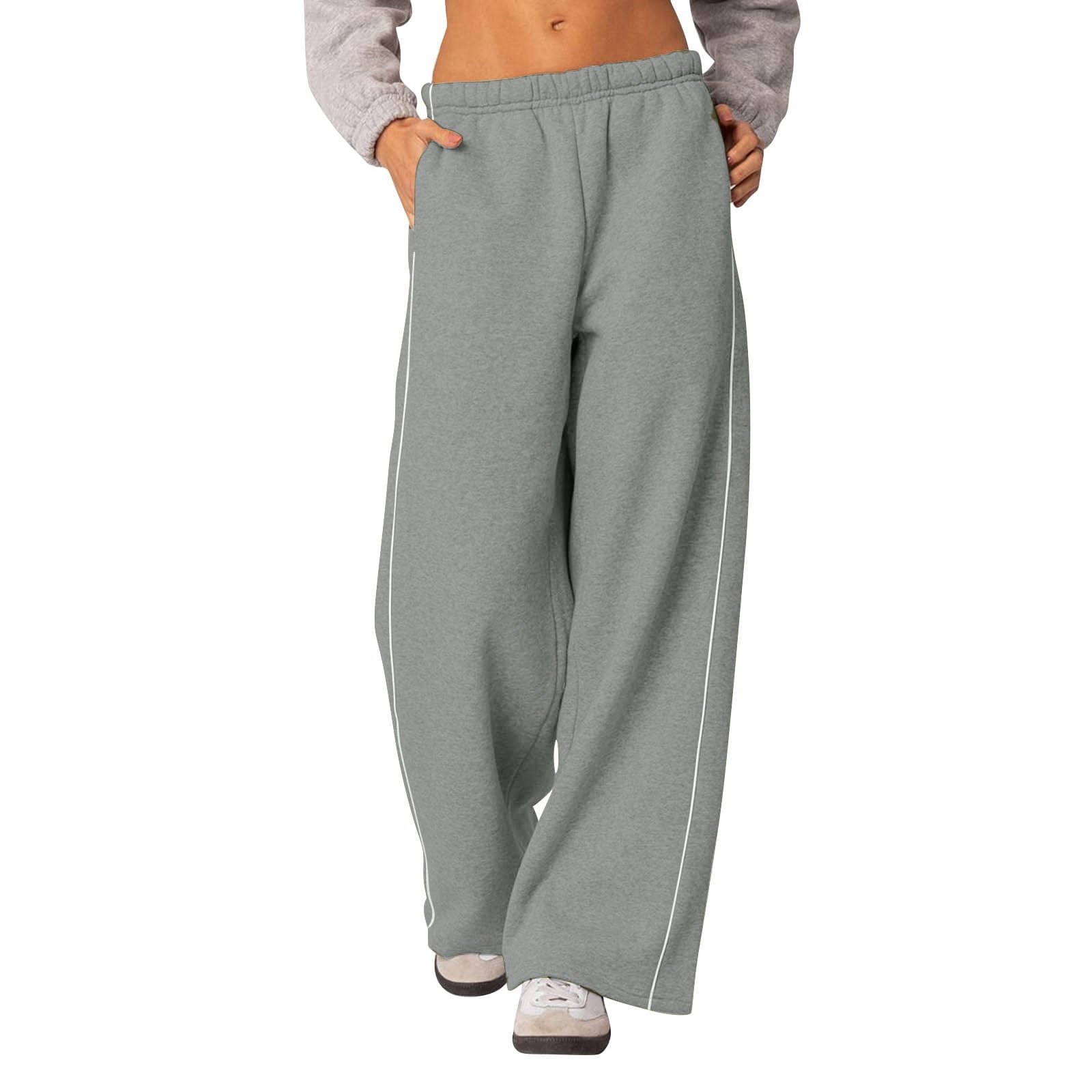 Joggers Sweet Pants Loose Femme Sweatpants Women Purple Purple