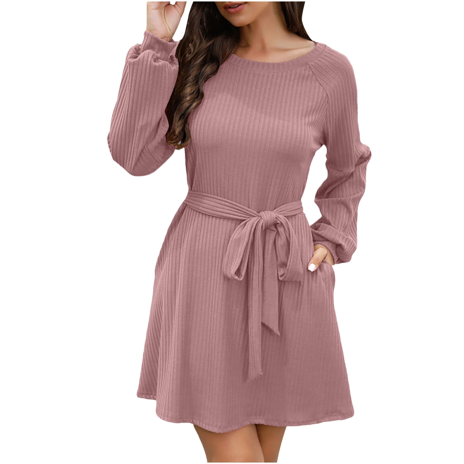 dress with puff long sleeve Long Puff Sleeve Babydoll Dress