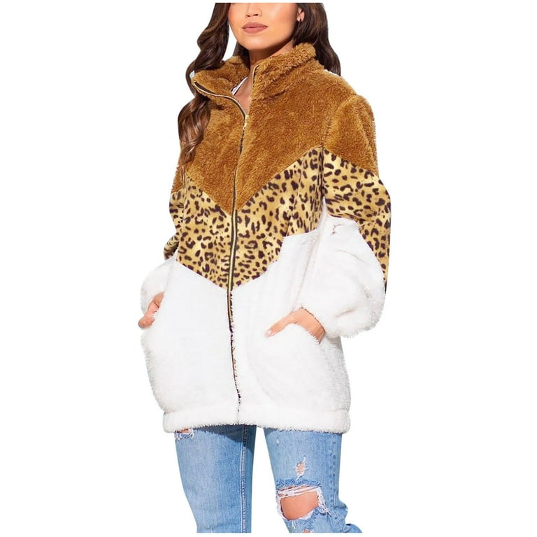 Walmart leopard jacket new arrivals