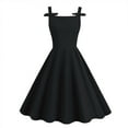 thumbnail image 1 of XFLWAM Women's 1950's Vintage Dresses Party Cocktail Dress Sleeveless A-Line Audrey Hepburn Swing Tea Dress Vintage Party Dress, 1 of 7