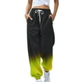 thumbnail image 1 of XFLWAM Women's Bottom Sweatpants Pockets High Waist Sporty Gym Athletic Fit Jogger Pants Lounge Trousers Green S, 1 of 4