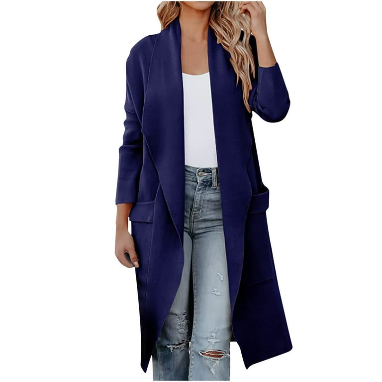 Solid Color Long Sleeve Thin Coat Solid Color Long Sleeve Thin Coat