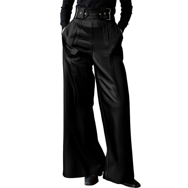 Wide Leg Baggy Faux Leather Pants COLLUSION 90s Baggy Faux Leather