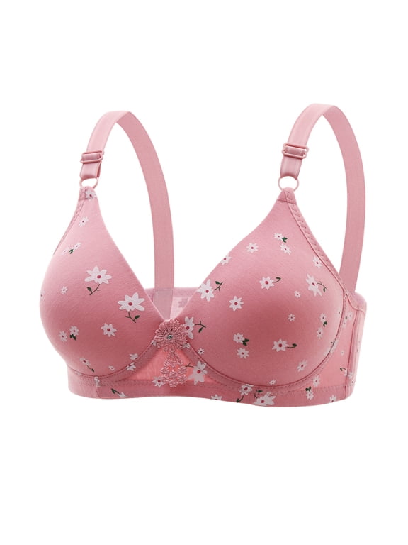 Women's Full Coverage Push up Bras Sexy Lace Hide Back Fat Bra Smoothing T Shirt high Support Breathable Bra