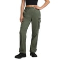 thumbnail image 1 of XFLWAM Women's Hiking Pants Lightweight Quick Dry Cargo Pants Resistant Camping Travel Trousers with Pockets Army Green XXL, 1 of 8
