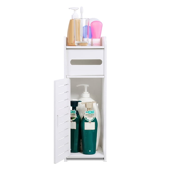 Premium PVC Bamboo Line Storage Tower for Bathroom Kidney