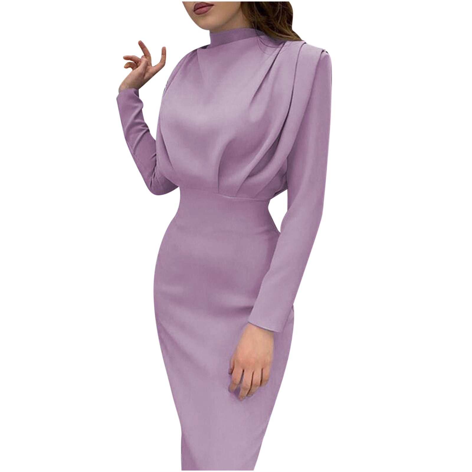 strapless open back dress Women's Vintage Slim Style Sleeveless Business Pencil Dress – Aisize