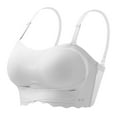 thumbnail image 1 of XFLWAM Women's Strapless Bra with Detachable Strap Crossover Side Buckle Bralette Plus Size Bandeau Bra Tube Tops, 1 of 6