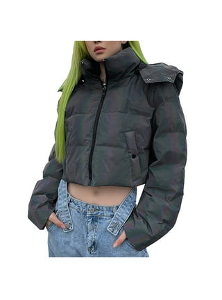 Reflective Crop Jacket