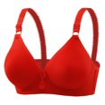 thumbnail image 1 of XFLWAM Womens Breathable New Air Bra Underwear Seamless High Support Ultra Bralettes Padded No Underwire Front Closure Bras, 1 of 3