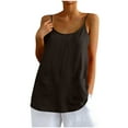 thumbnail image 1 of XFLWAM Womens Camisole V Neck Sleeveless Tank Tops Summer Causal Loose Fit Spaghetti Strap Cami Shirts with Pockets, 1 of 8