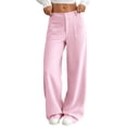 thumbnail image 1 of XFLWAM Womens Corduroy Pants High Waisted Wide Leg Palazzo Pants Baggy Casual Comfy Lounge Trousers with Pockets, 1 of 8
