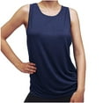 thumbnail image 1 of XFLWAM Womens Cross Backless Workout Tops for Women Racerback Tank Tops Open Back Running Tank Tops Muscle Tank Yoga Shirts Blue L, 1 of 4