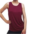 thumbnail image 1 of XFLWAM Womens Cross Backless Workout Tops for Women Racerback Tank Tops Open Back Running Tank Tops Muscle Tank Yoga Shirts Red XXL, 1 of 4
