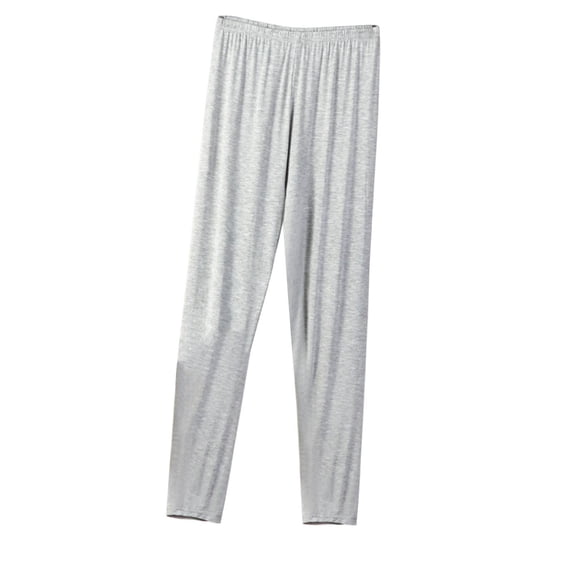 XFLWAM Womens Summer Lightweight Pants Casual Plus Size Soft Comfy Modal Pants Straight Leg Trendy Elastic Waist Pajama Pants Solid Color Trousers