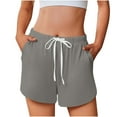 thumbnail image 1 of XFLWAM Womens Sweat Shorts Casual Summer Comfy Cotton Shorts Drawstring High Waisted Lounge Shorts with Pockets, 1 of 8