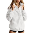 thumbnail image 1 of XFLWAM Womens Sweatshirt Casual Henley Long Sleeve Pullover Tops Collared Button Loose Fall Winter Oversized Y2K Outfits, 1 of 8