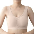 thumbnail image 1 of XFLWAM Womens Wireless Bra Smoothing Bra Comfortable Push up Support Bras Soft Sleeping Bras Plus Size Bralette, 1 of 8