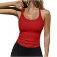 thumbnail image 1 of XFLWAM Womens Workout Tank Tops V Neck Racerback Going Out Crop Trendy Top Summer Sleeveless Ribbed Camisole, 1 of 8