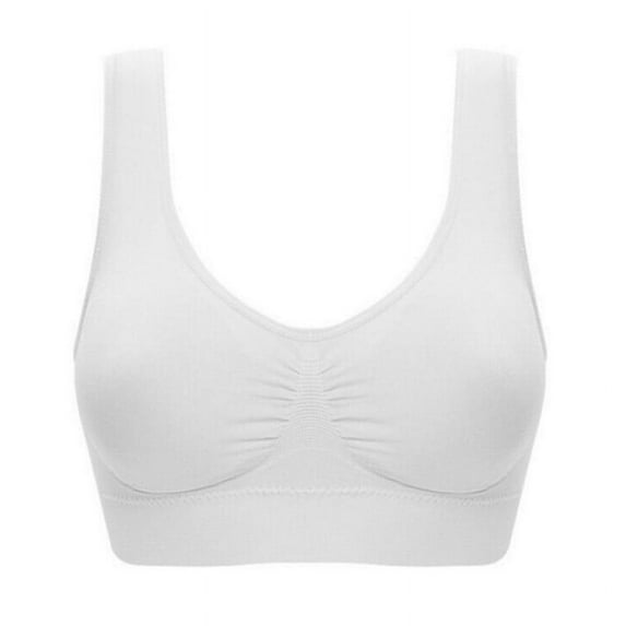 XFLWAM Workout Bra for Women Seamless Sports Bra Breathable Medium Support Running Yoga Workout Bras Stretchy Bralette