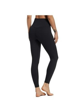 VBNergoie Leggings For Women Stretch Fleece Lined Thick Ankle-Length  Cropped Pants XS-3XL 