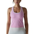 thumbnail image 1 of XFLWAM Workout Tank Top for Women Seamless Racerback Cropped Tops Ribbed Knit Slim-Fit Athletic Yoga Running Tops, 1 of 7