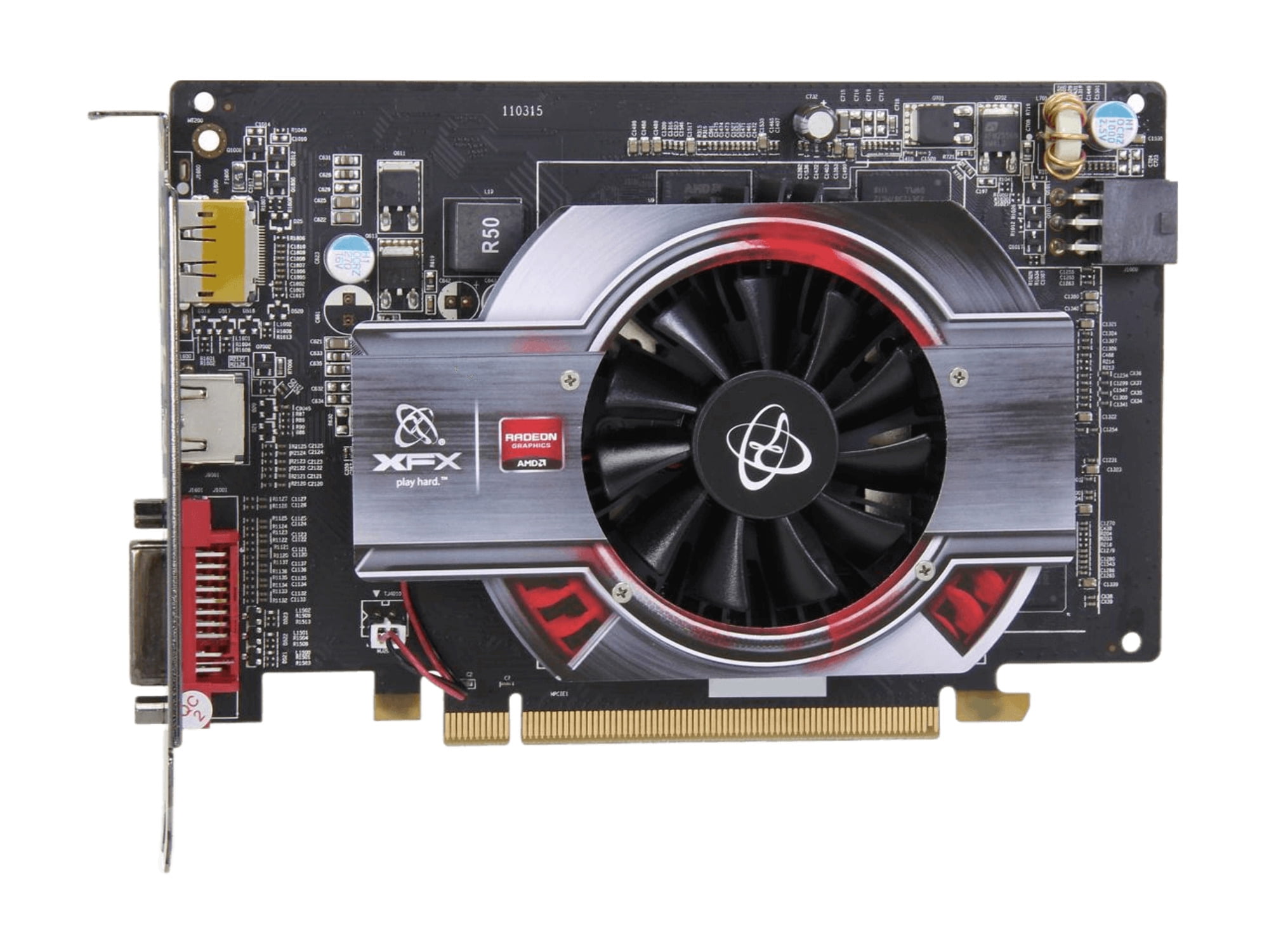 XFX AMD Radeon HD 6750 1GB DDR3 PCI Express 2.1 Video Card HD-675X-ZDFR