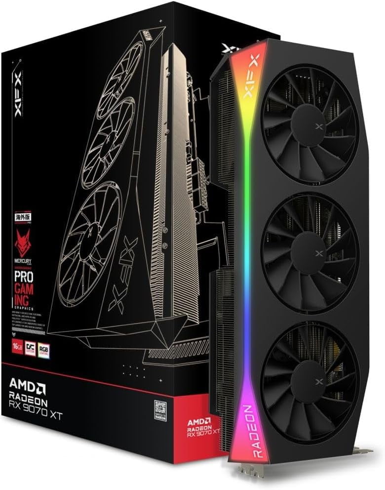 XFX RX-97TRGBBBA Mercury AMD Radeon RX 9070XT OC Gaming XFX RX-97TRGBBBA Mercury AMD Radeon RX 9070XT OC Gaming