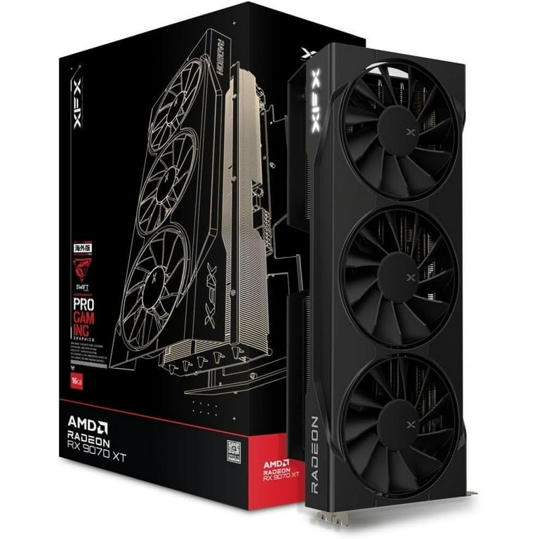 XFX RX-97TSWF3BA Swift AMD Radeon RX 9070XT Triple Fan Gaming