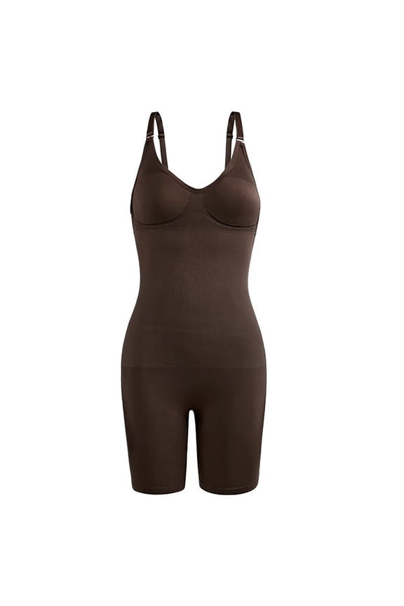 Body Shaping Bodysuit Adjustable Plus Size Tight Hip Lift Body Shaper Shapewear Bodysuit Trainer Bodysuit for Women V-Neck Seamless Butt Lifter Full Body Shaper