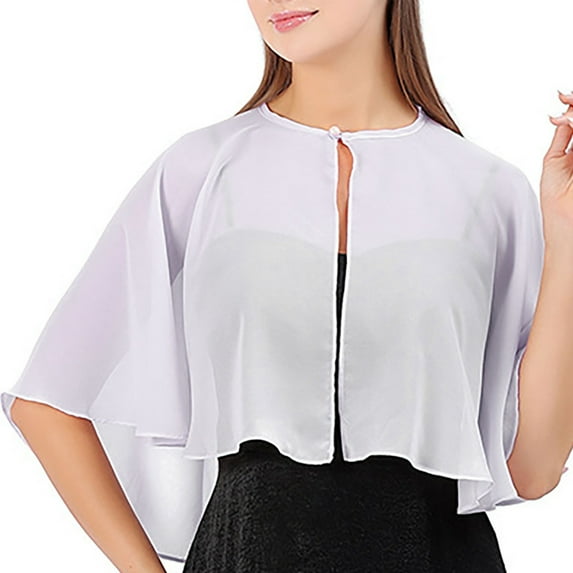 XFYSSS Casual Fashion Ladies' Solid Color Wedding Dress Evening Gown Dinner Party Bride's Bridesmaid Shawl Women Shawl