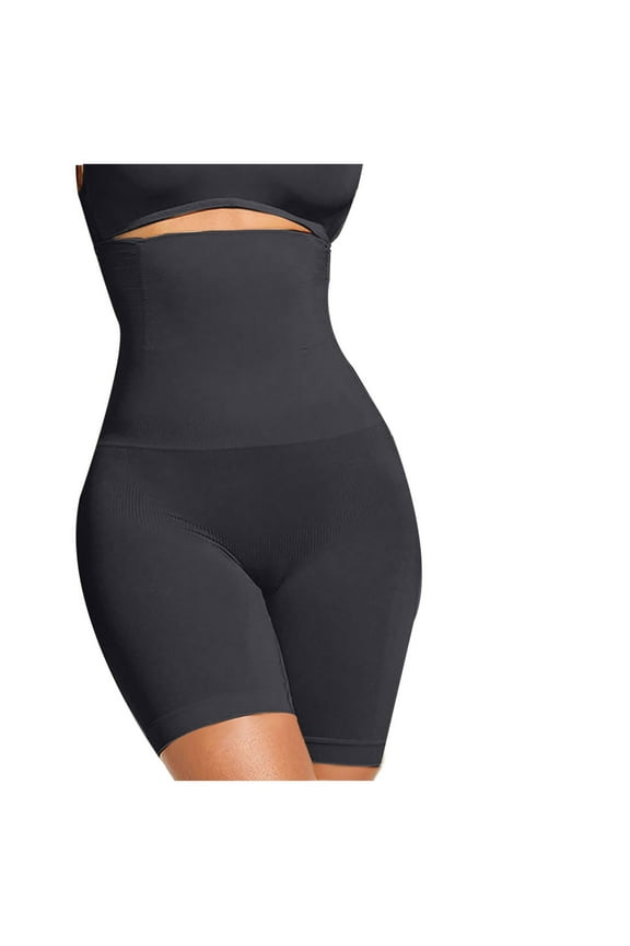 Fashion Women's High Waist Belt Steel Large Size Flat Angle Safety Bottoming Belly Shaping Pants Ample Buttocks And Hips Waist Cinching Pants