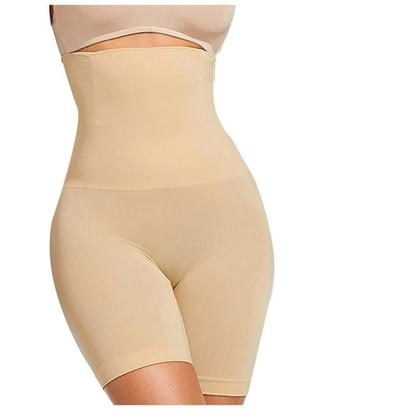 XFYSSS Fashion Women's High Waist Belt Steel Large Size Flat Angle Safety Bottoming Belly Shaping Pants Ample Buttocks And Hips Waist Cinching Pants