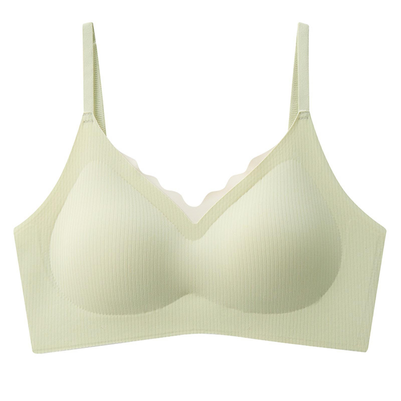 XFYSSS Seamless Bras for Women Padded No Underwire Scalloped Push Up ...