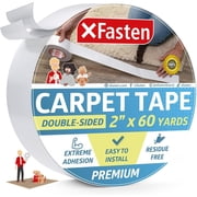 XFasten Carpet Tape, 2-inch X 60 yards for underlayments, hardwood and vinyl flooring