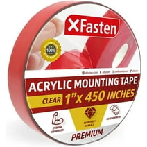 XFasten Acrylic Mounting Tape Removable, 1-inch x 450-inch