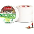thumbnail image 1 of XFasten Carpet Tape, 2-inch x 10 Yards, 3 Pack for underlayments, hardwood, and vinyl flooring, 1 of 9
