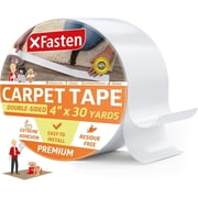 XFasten Carpet Tape, 4-inch x 30 yards for underlayments, hardwood and vinyl flooring