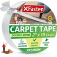 thumbnail image 1 of XFasten Double Sided Carpet Tape for Area Rugs and Carpets, Removable and Hardwood Safe, 2 Inches x 10 Yards, 1 of 9