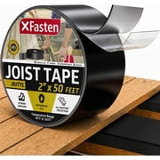 XFasten Waterproof Joist Tape, 2" x 50 ft, Single Roll, 1.5" Paper Core